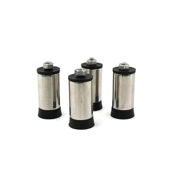 PREETENCY 4Pieces Anti Skid for All Brand LPG StoveAnti Slip LPG Stove Legs Best Combination Plastic and Stainless Steel Black  - Image 4