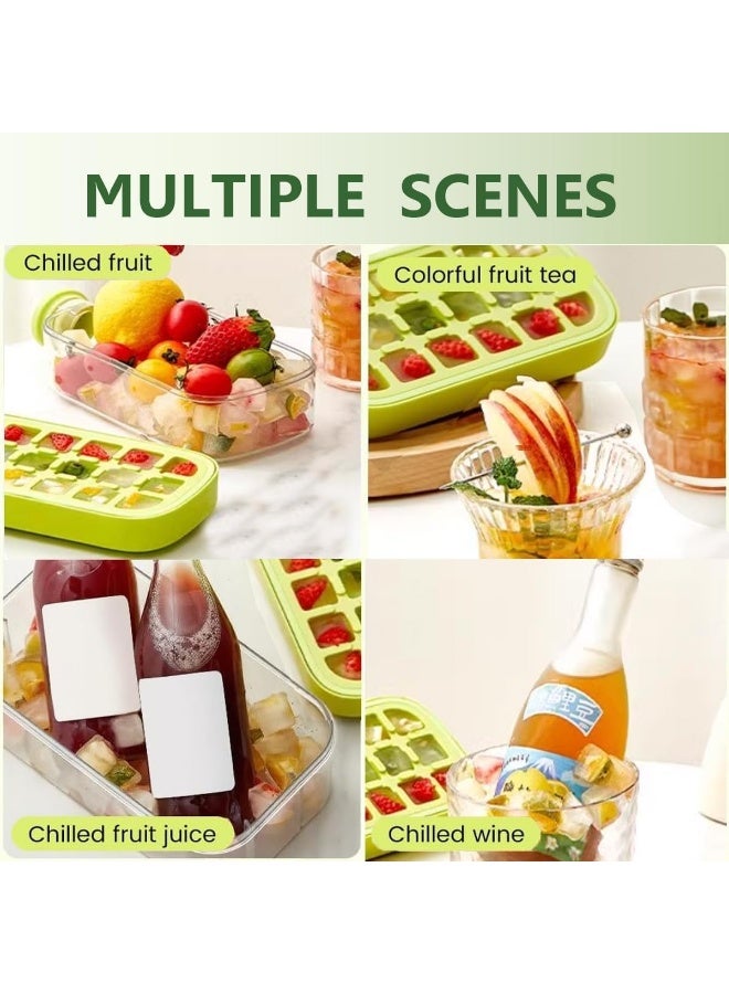 2-in-1 Ice Cube Maker and Water Bottle – Portable Silicone Ice Mold with Straw, Ideal for Smoothies and Cold Drinks - Image 4