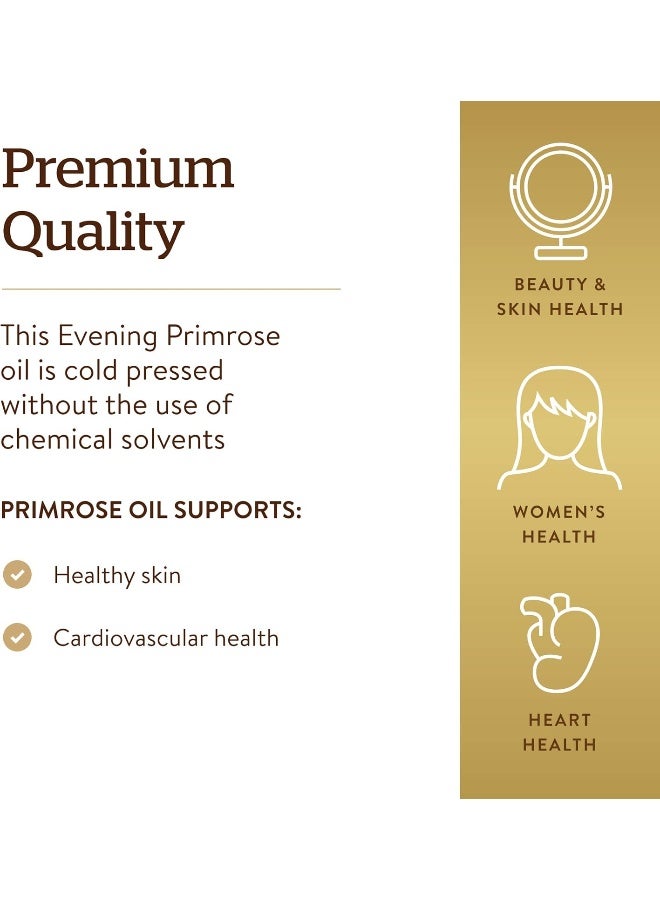 Solgar Evening Primrose Oil 1300 mg Dietary Supplement - 60 Softgels - Image 5