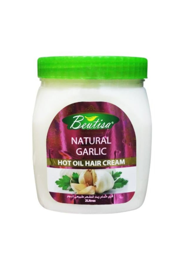 BEUTISA Natural Garlic HOT OIL Hair Cream 2 Litres