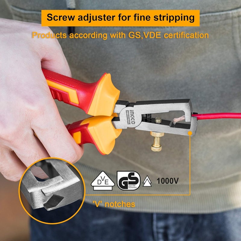 INGCO 5-Piece VDE Insulated Plier Set with Test Pencil - Image 2