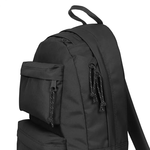 EASTPAK Padded Double – 24L Squared Backpack with Dual Front Pockets, 13” Laptop Sleeve, Bottle Holder & Padded Straps, Black - Image 5