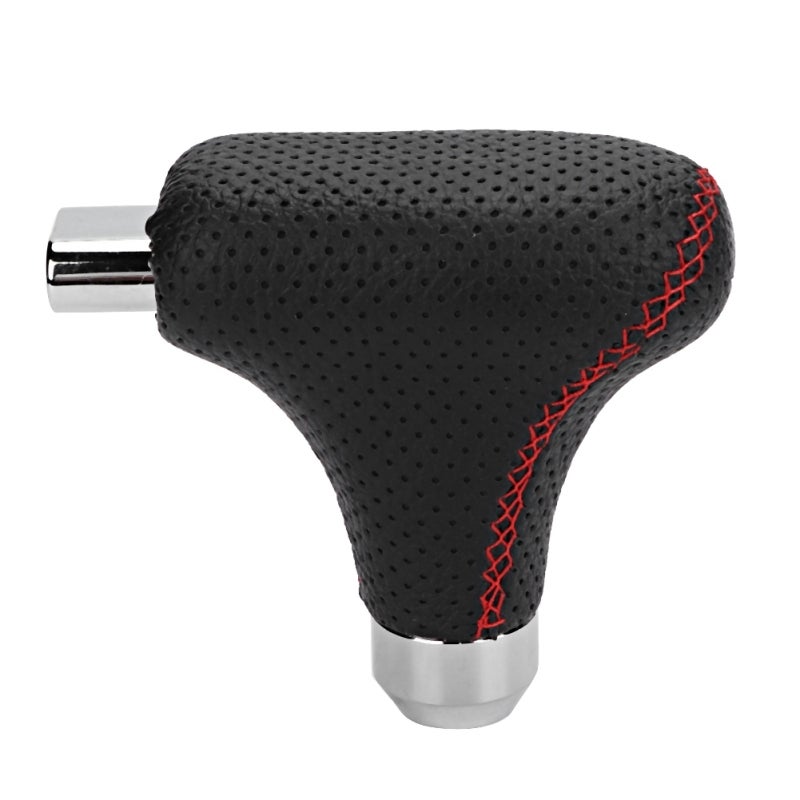 Universal Shift Knob: Aluminum Alloy Leather Material, Waterproof Durable - Universal Fit For 8mm 10mm 12mm Sizes - Manual Automatic Knob Head for Car Shifter Modification - Image 2
