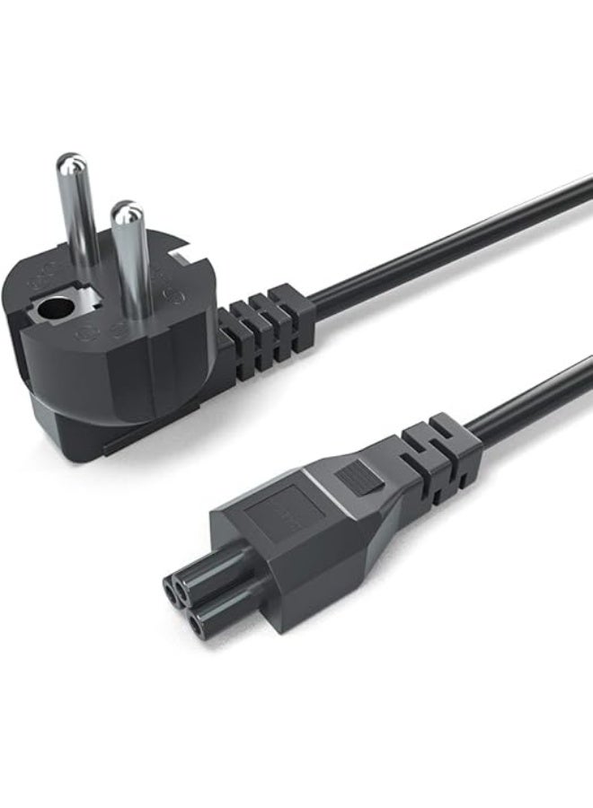 Power Cable 3 Pin 1.2m Plug Black – Mickey Mouse Style - Image 1