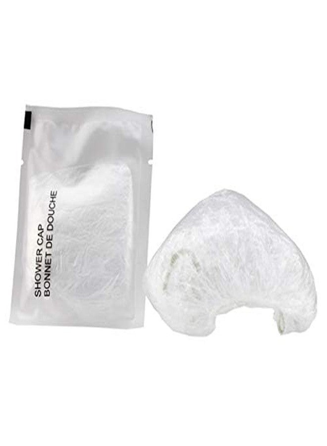 World Amenities Waterproof Shower Cap (Clear Frosted Sachet), Travel Size Hotel Amenities, Airbnb - Image 1