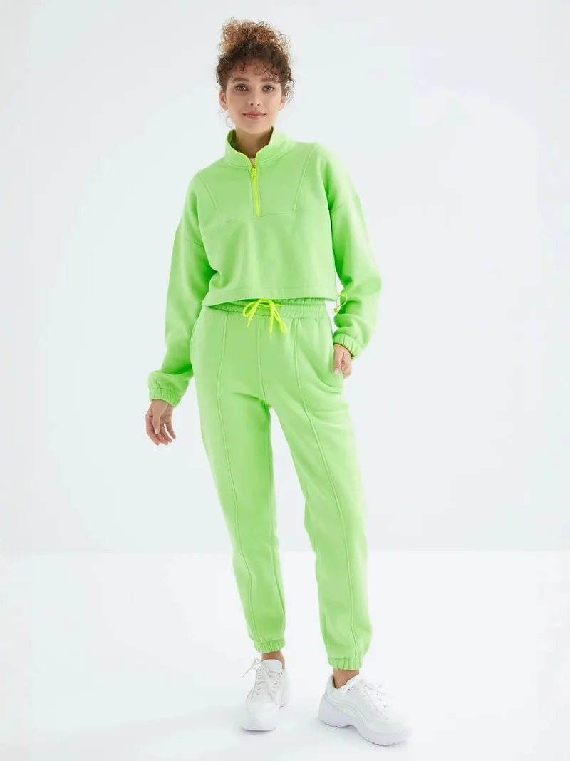 تومي لايف TOMMY Oversized Fleece Sweatshirt And Pants Set