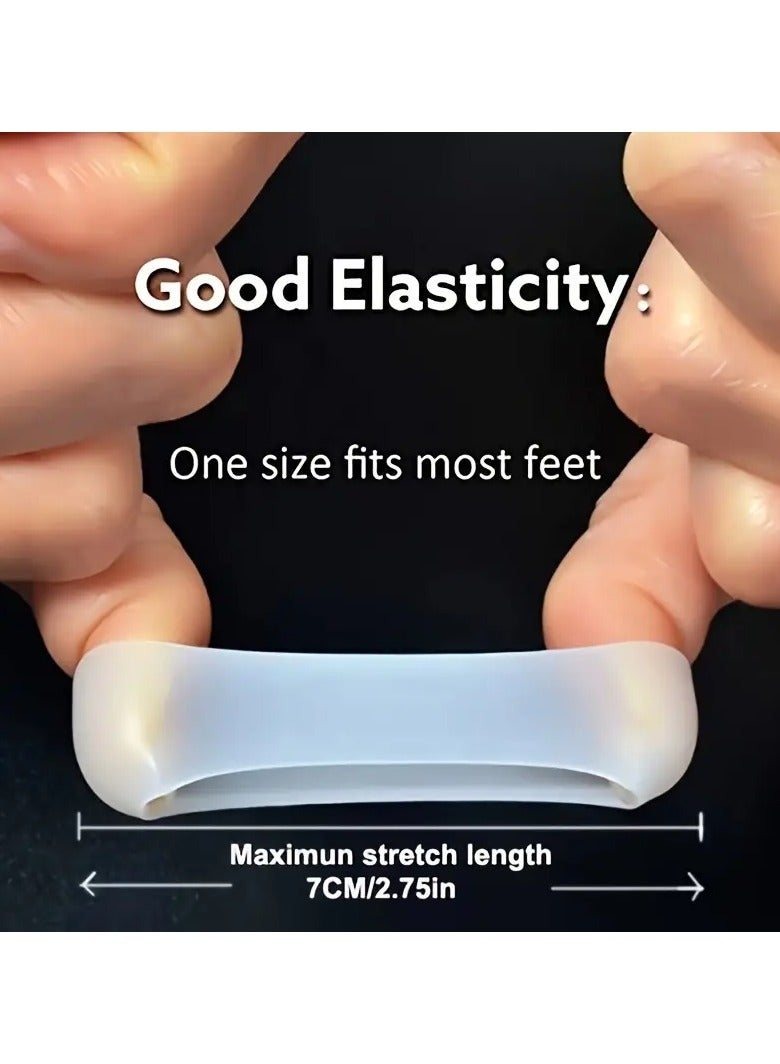 Ucanbe 10pcs Toe Sleeves Protector, Protect Toes from Friction, Corns, Blisters, Hammer Toe and Other Painful Toe Issues, Blisters and Injured Toe Protection  - Image 2
