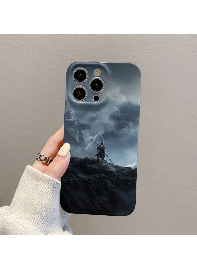 general Black Myth Wukong Game Peripheral Case is suitable for iPhone15ProMax/15Pro/15Plus/15, and the anti-drop phone case is compatible with iPhone15 ProMax/15 Pro/15 Plus/15