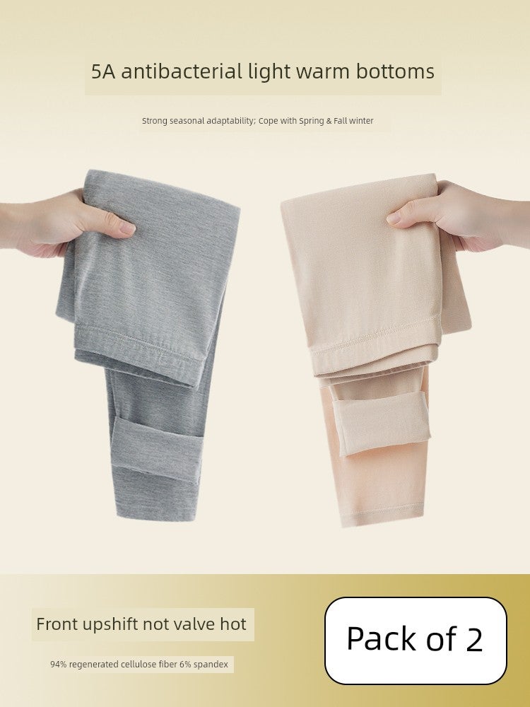 Fenteng women's long johns Modai cotton inner wear thin underwear line pants plus size slim fit warm leggings autumn and winter - Image 3