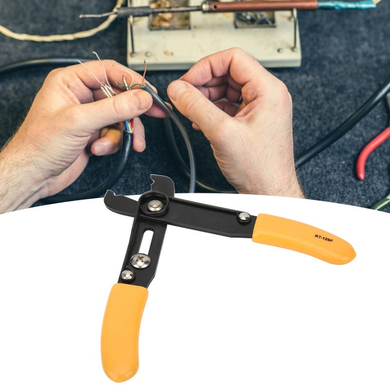 Adjustable Wire Stripper Cutter Pliers for PCB Automotive Computer Wiring - Image 4