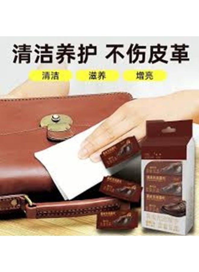 8 عبوات مناديل لتنظيف الجلد او الحذاء ، مناديل متعددة الأغراض لتنظيف جلد السيارة و الاحذيه ، مرطب ومنعم لجلد السيارة، مناسبة لمقاعد السيارة/الأرائك/حقائب اليد/الأحذية، إجمالي 64 قطعة (8 عبوات) - Image 5