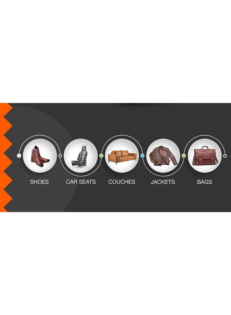 8 عبوات مناديل لتنظيف الجلد او الحذاء ، مناديل متعددة الأغراض لتنظيف جلد السيارة و الاحذيه ، مرطب ومنعم لجلد السيارة، مناسبة لمقاعد السيارة/الأرائك/حقائب اليد/الأحذية، إجمالي 64 قطعة (8 عبوات) - Image 2