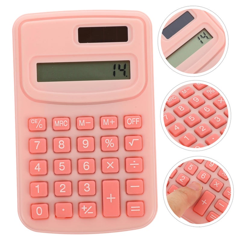 Pink Portable Calculator Multi Use Calculating Gear for Boys and Girls - Image 4