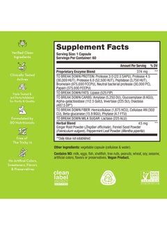HUM Flatter Me Extra Strength Digestive Enzymes - Fast-Acting Bloat Relief for Digestive Health & Debloating Multi Enzyme, Vegan, 60 Servings  - Image 2