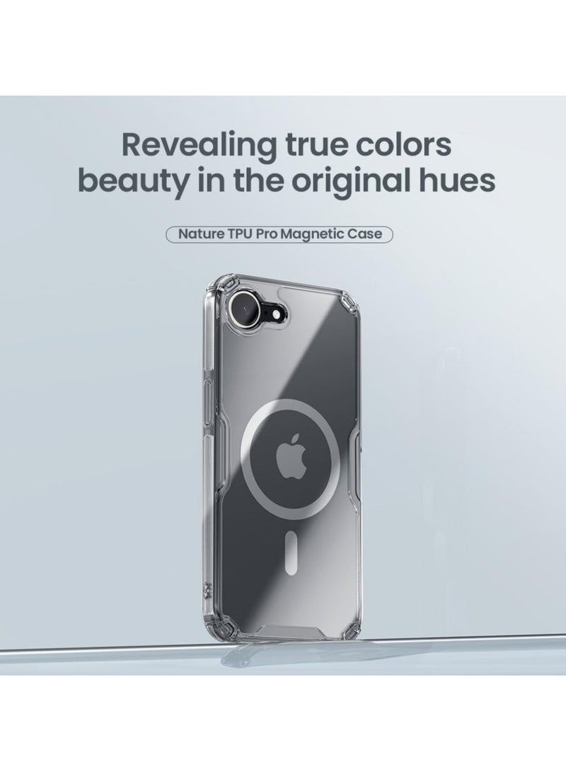 Nillkin Nature TPU Pro Magnetic Series Cover Case for iPhone 16e - White - Image 4