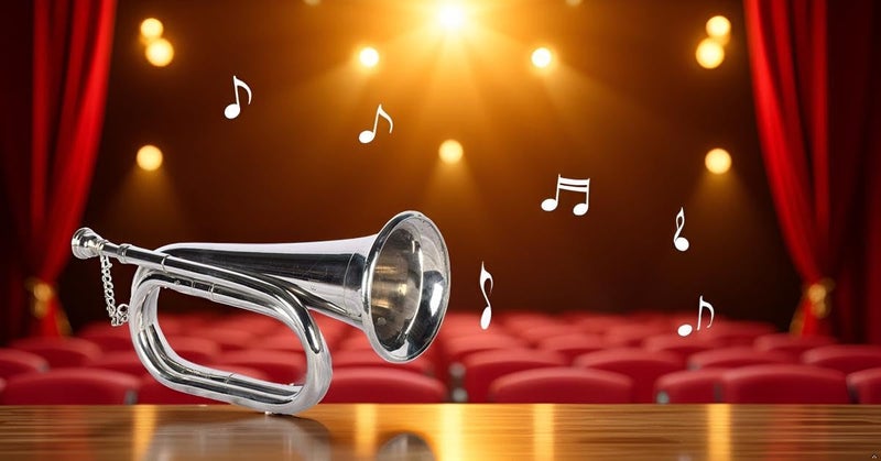 Gosaimusical 300 Gm Chrome Finish Copper Brass Body Bugle Trumpet to Play Gift Decorative Musical Instrument for Boy Scouts, Military, Student, Mouthpiece for School Band Cavalry Beginner (With Bag) - Image 4