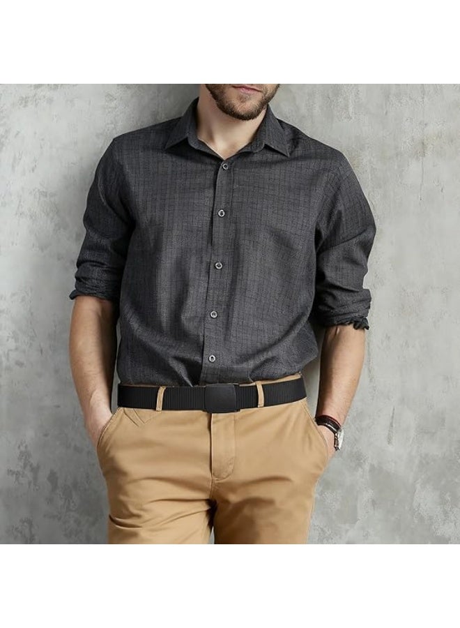 Heavy Duty Nylon Waist Belt Metal-free Belt Military Combat Training Waistband,Black - Image 5