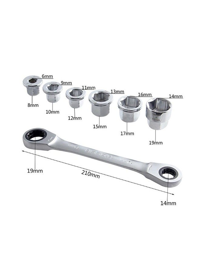 12in1 Drive Industrial Grade Socket Ratchet Wrench Set, with Bit Socket Set Metric and Extension Bar for Auto Repairing and Household, With Thickened Storage Case  - Image 3