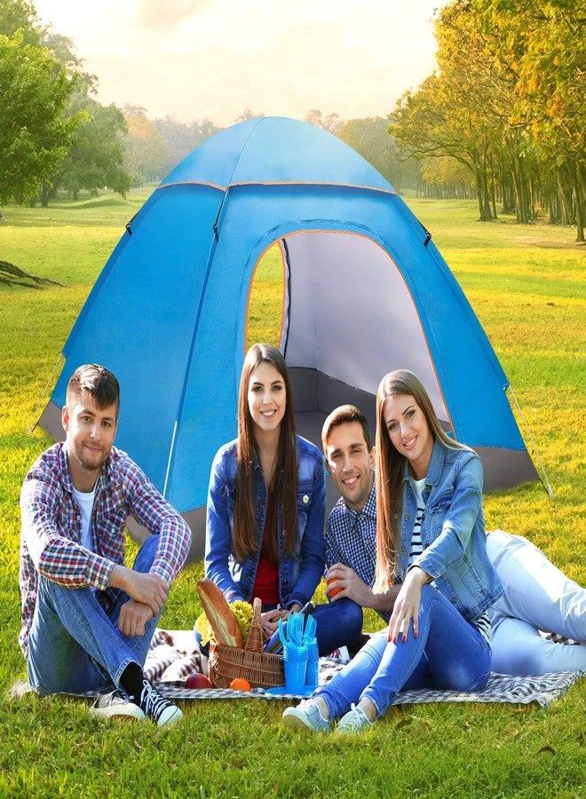 Emndr® Amazing Picnic Camping Portable Waterproof Polyester Dome Tent for 4-6 Person - Image 2