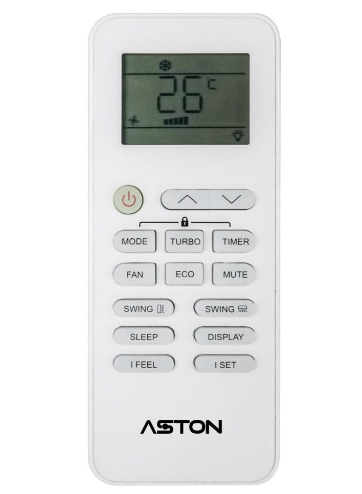 Aston Split AC, 12300BTU, 1Ton, Hot/Cold, WiFi, Inverter - ASSAC12TL8V-I - Image 3