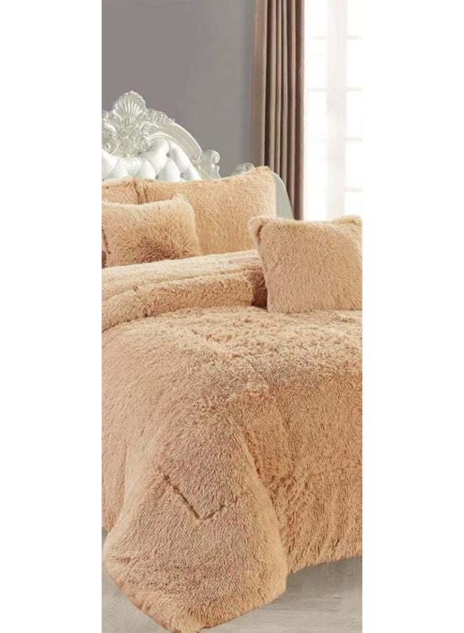Horse Royal faux fur double bedspread to give you warmth and elegance - Image 3