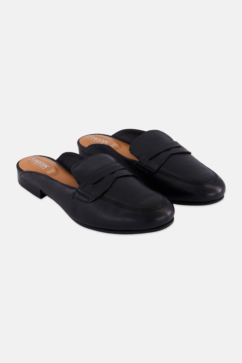 GEOX Women Slip On Mules, Black  - Image 1