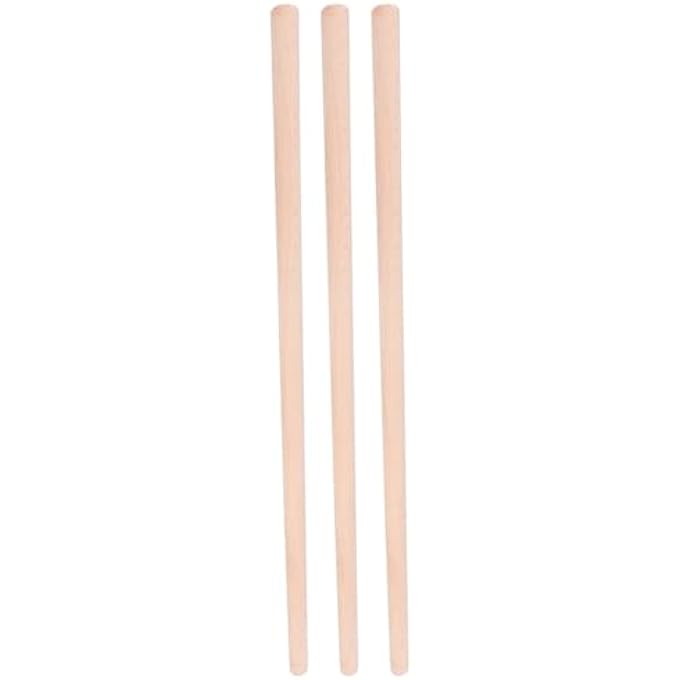 rayihni عصا يوغا خشبية متعددة الاستخدامات، عصا مفتوحة من الخلف، 0.8X27.6 إنش خفيفة الوزن وقابلة للحمل، عصا تصحيح الوضعية المريحة لتمارين اللياقة البدنية واليوغا - Image 1