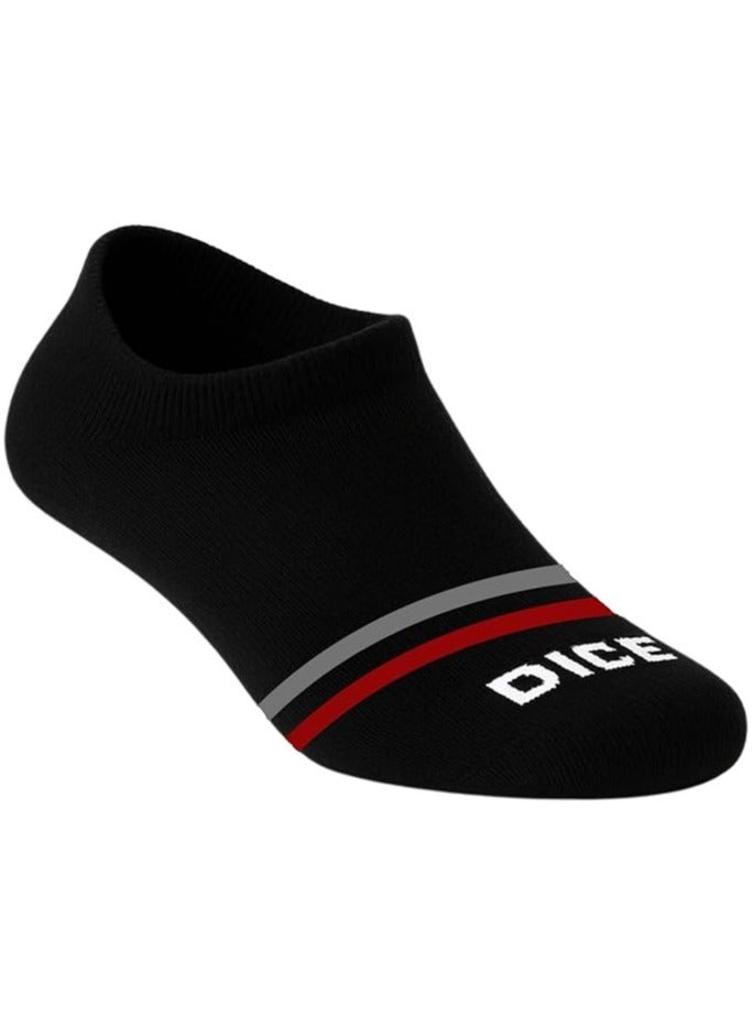 DICE Pack of 4 Half Towel Padded Cotton Socket Socks - Image 3