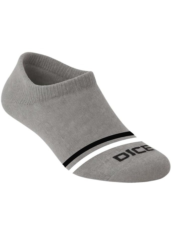 DICE Pack of 4 Half Towel Padded Cotton Socket Socks - Image 4