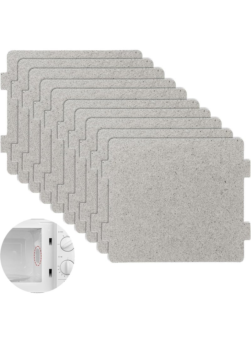 Meetion 10PCS Microwave-Waveguide Cover Mica Sheets - 109mmX99mm Universal Mica Sheet for Microwave Oven Microwave Accessories for Heating Food - Image 1
