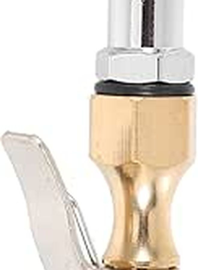 Heavy Duty Self Locking Brass Air Chuck with Clip for Car Tire Inflation Adapters - Image 1