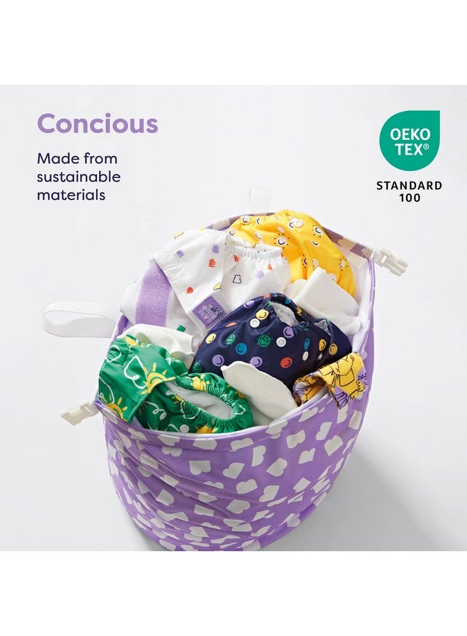 Bambino Mio Bambino Mio, Stay at Home Wet Bag - Large, Waterproof, Nappy Laundry Storage Bag, Brave Style  - Image 2