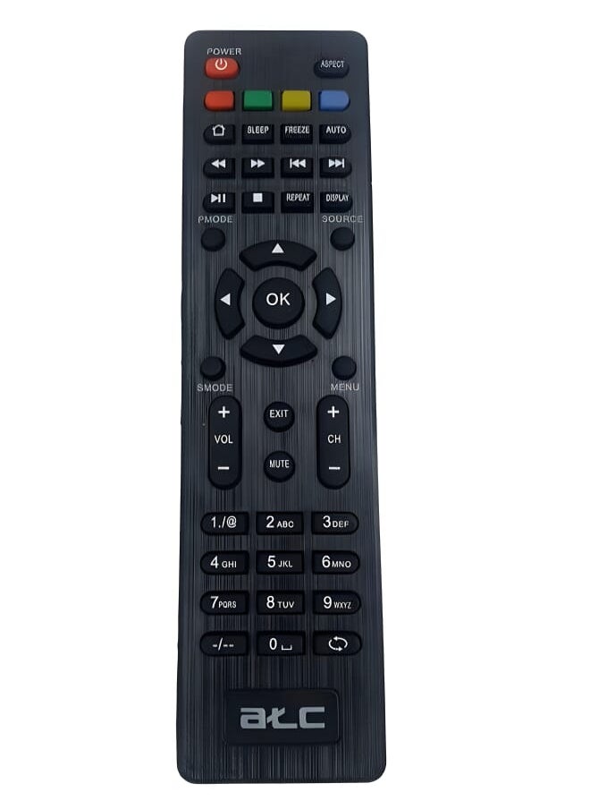ATC Universal Infrared Tv Remote Control Black For Led Atc Tvs  - Image 1