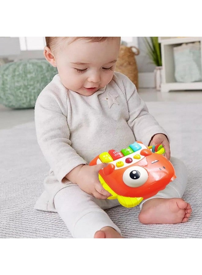 PLUSPOINT Baby Piano Toy, Dinosaur Piano Keyboard Light Up Sound Musical Toy, Learning Educational Interactive Infant Toddler Kids Toys Gift for Baby Girl Boy Baby Toys 6-12 Months Keyboard Toys 1st Birthday Gifts - Image 5