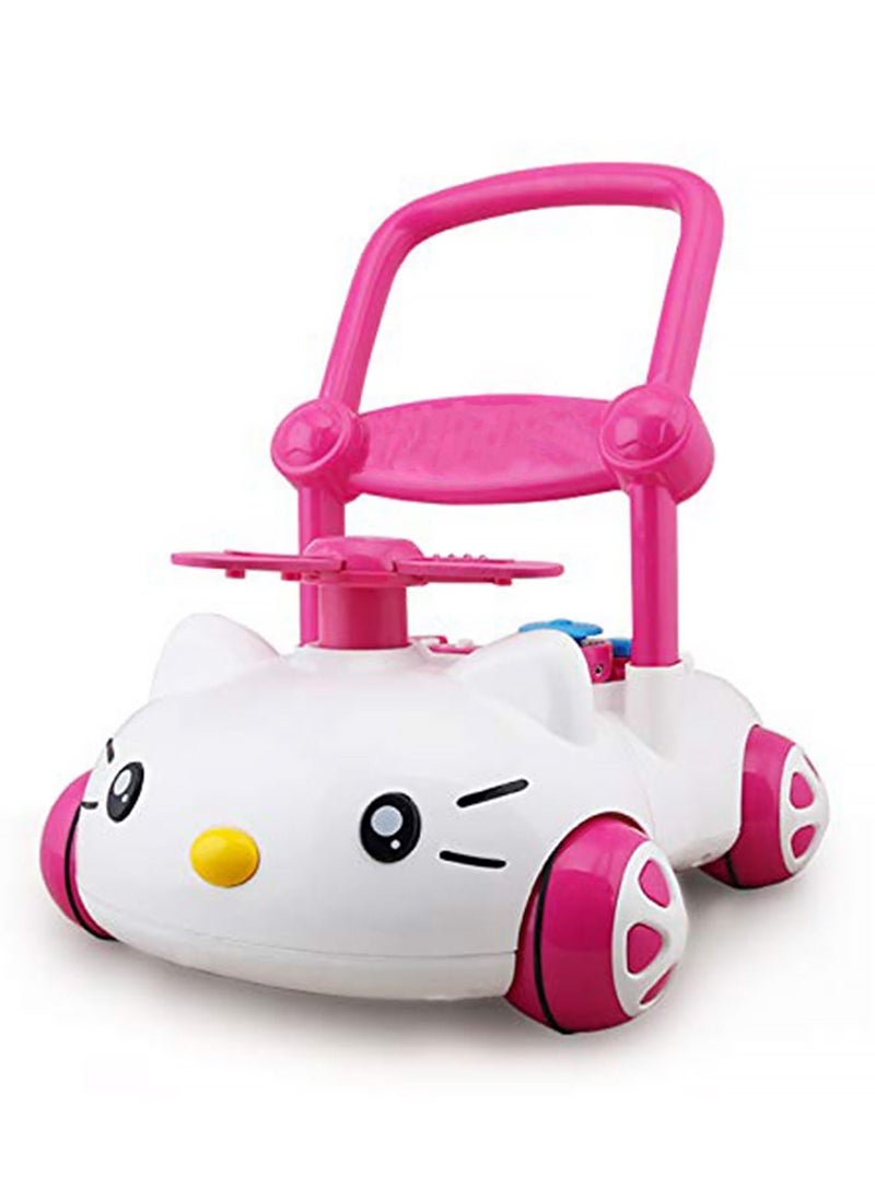 Everything For Kids - Lulu Kitty Baby Stand Walker Adjustable Height and Music - Image 1