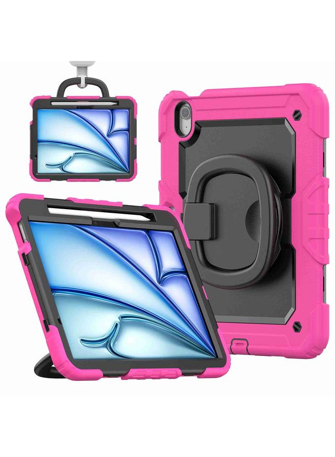 Zaboon Case For iPad Air 11 2025 / 2024 Handle Silicone Hydric PC Tablet Case with Shoulder Strap - Image 1