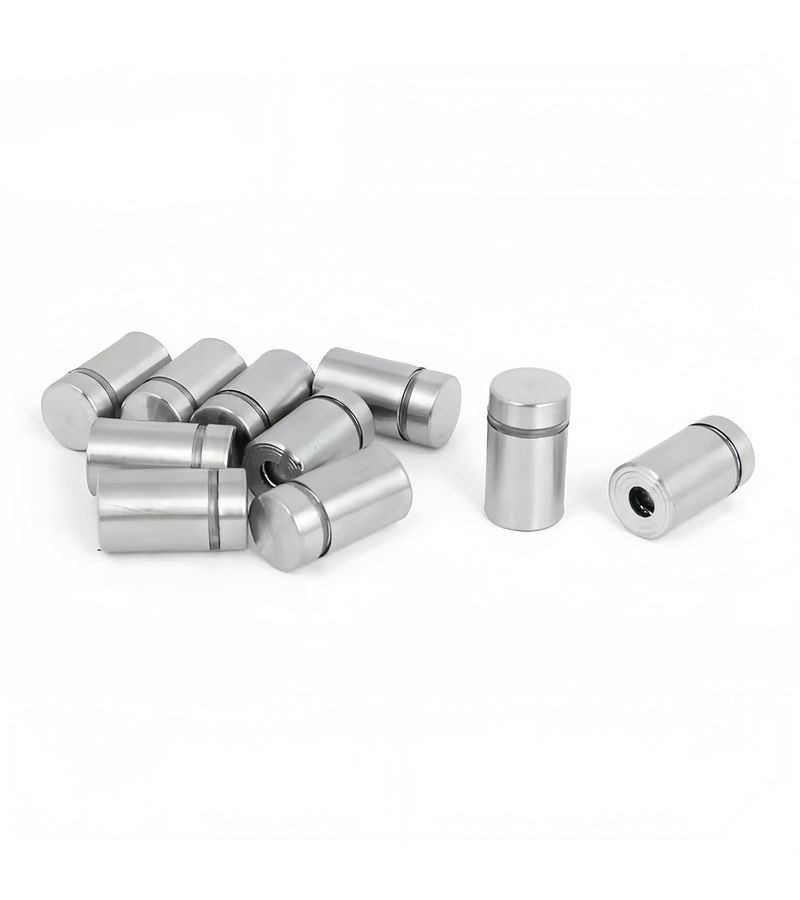 15 Pcs 12x25mm Silvery Stainless Steel Advertising Screws Wall Mounted Signage Fixing Nails For Glass Acrylic - Image 4