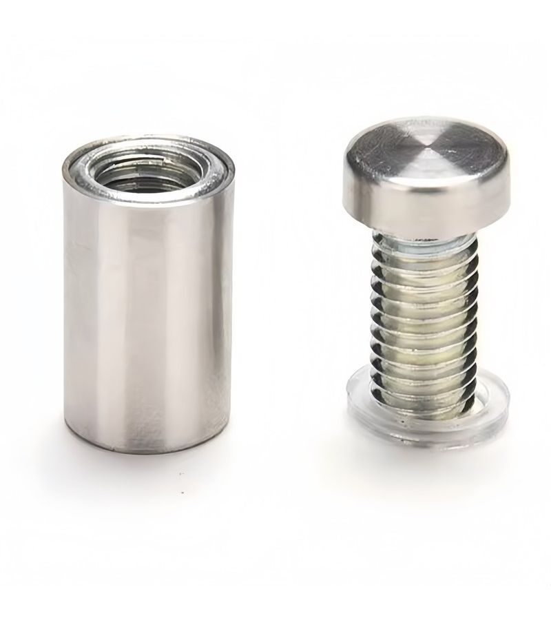 15 Pcs 12x25mm Silvery Stainless Steel Advertising Screws Wall Mounted Signage Fixing Nails For Glass Acrylic - Image 5