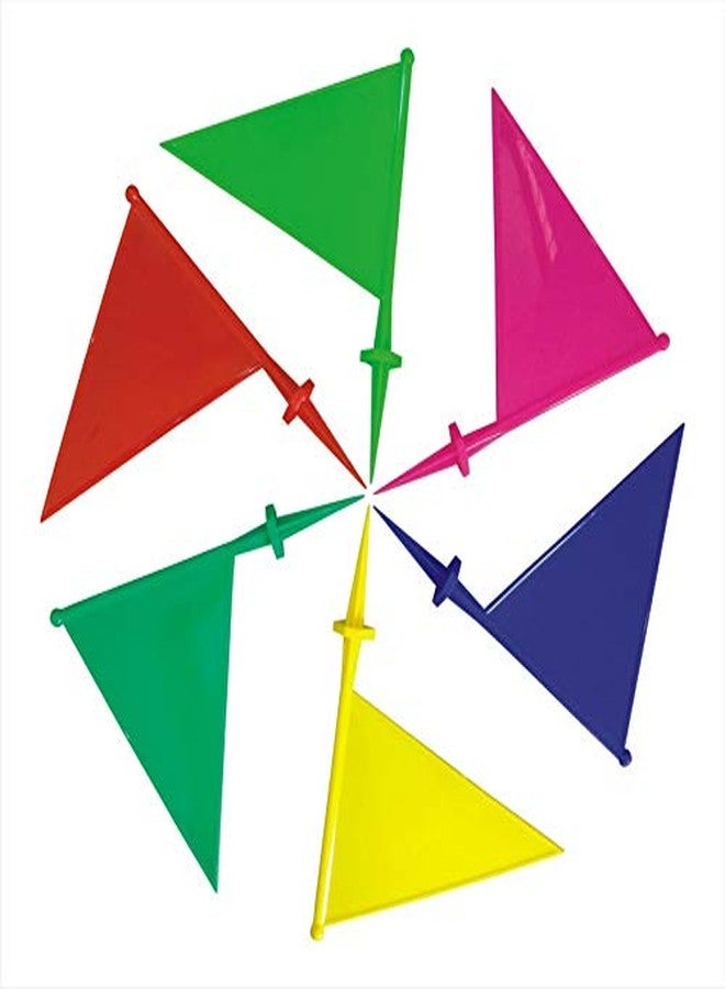KITSAWS Sports Boundary Flag for Marking (Multicolour) - Set of 10 | Cricket Field Marker - Image 3