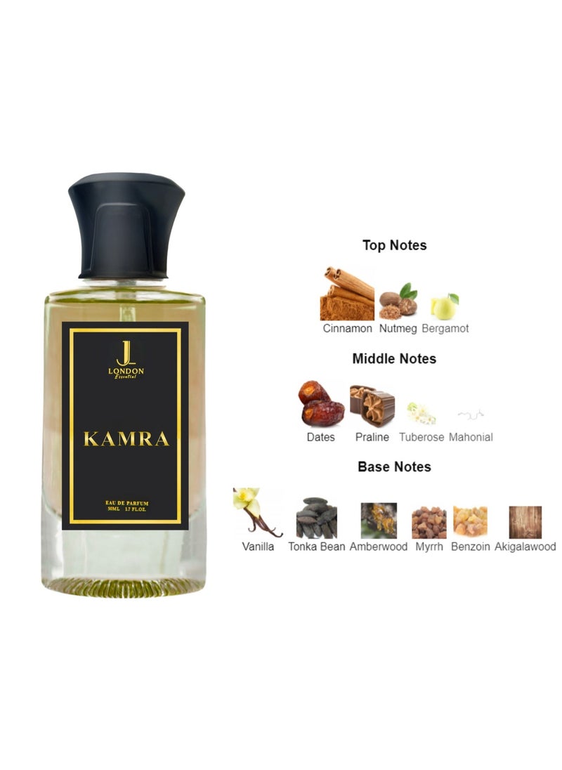 JAN LONDON - JAN LONDON ESSENTIAL EDP KAMRA Perfume For Men And Women Inspired by KHAMRAH LATTAFA 50ml - Image 1