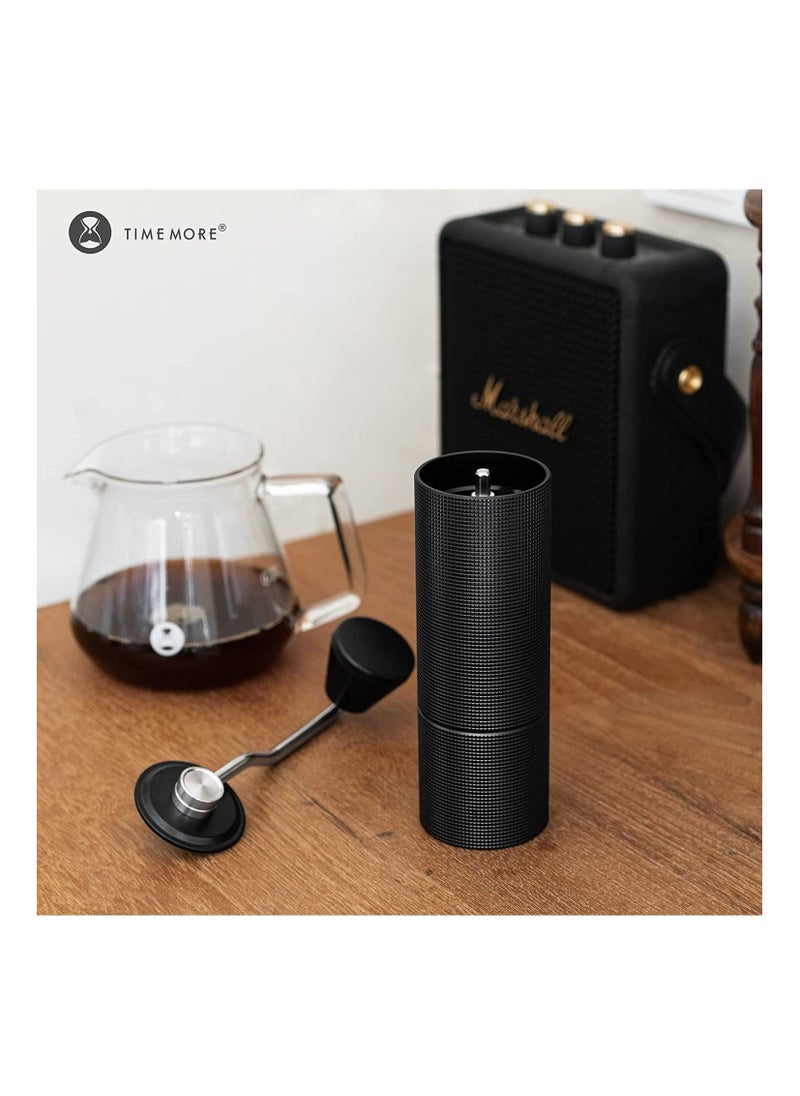 TIMEMORE - TIMEMORE Chestnut C3 Manual Coffee Grinder, Stainless Steel Conical Burr, Hand Coffee Grinder with Internal Adjustable Setting, for Pour Over Drip Coffee French Press, Black - Image 1