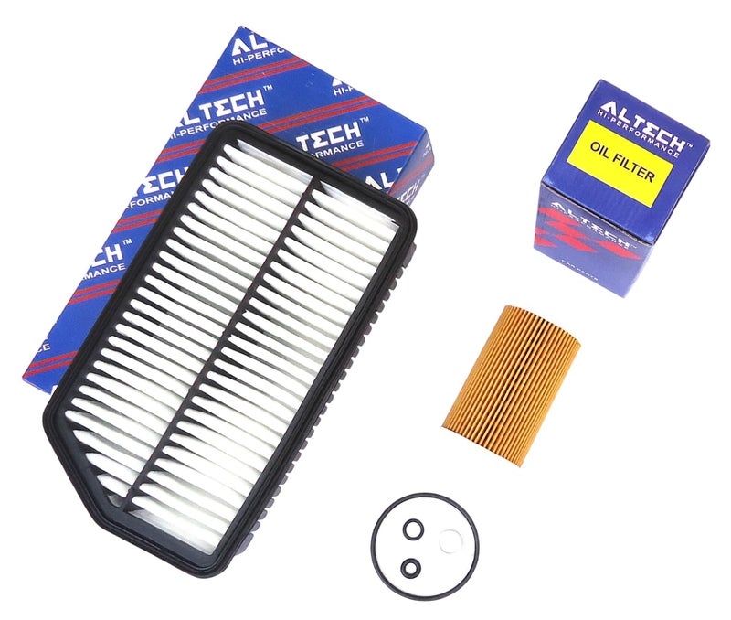ALTECH HI-PERFORMANCE AIR FILTER + OIL FILTER SET FOR KIA SELTOS 1.5L DIESEL (2019 TO 2024) - Image 1