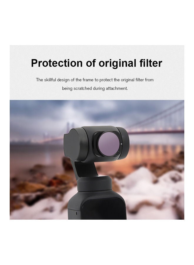 NIBEMINENT 4-Piece Magnetic Lens Filter Kit For DJI Pocket 2 6.8x2x6.8cm  - Image 2