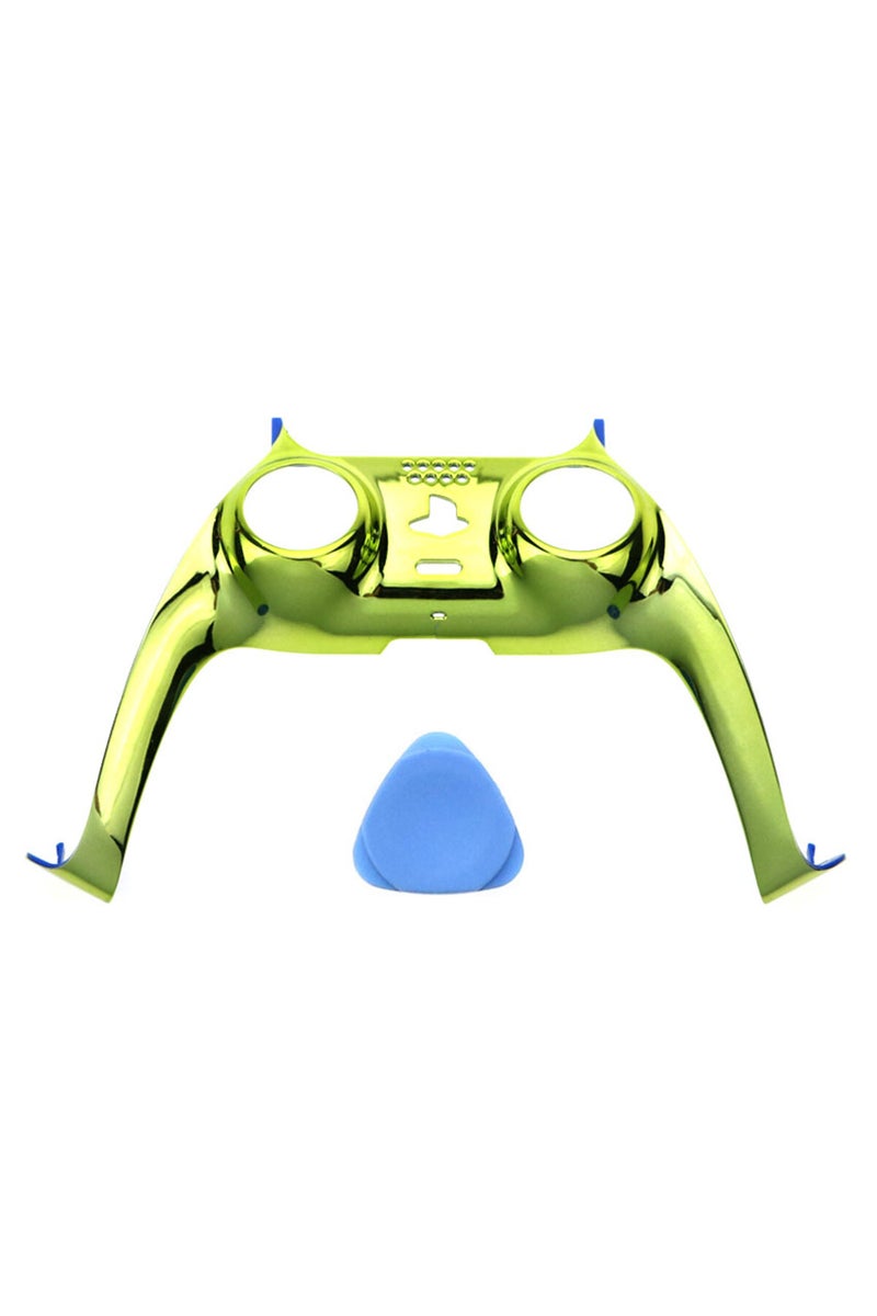 erorex Chrome Green YuXi Replacement Handle Decorative Strip Faceplate For PS5 Controller Gamepad Decoratio
