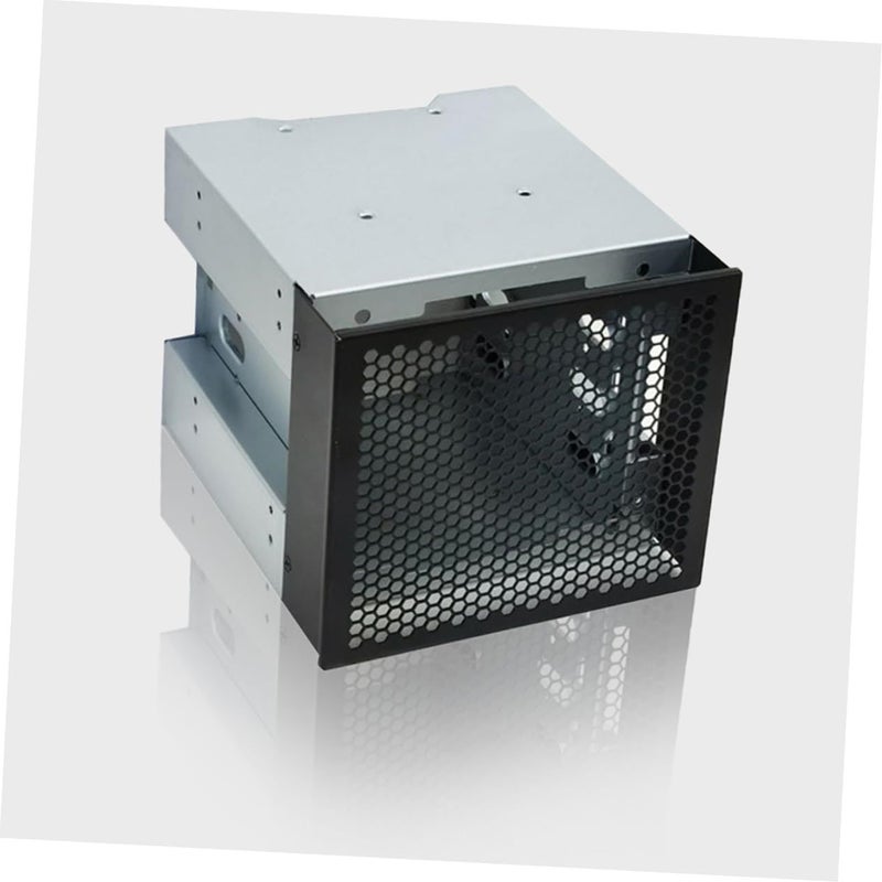 Hard Drive Cage For Optical Drive Bay Expandable Storage Optimal Heat Dissipation Black Metal Diy Builds - Image 3