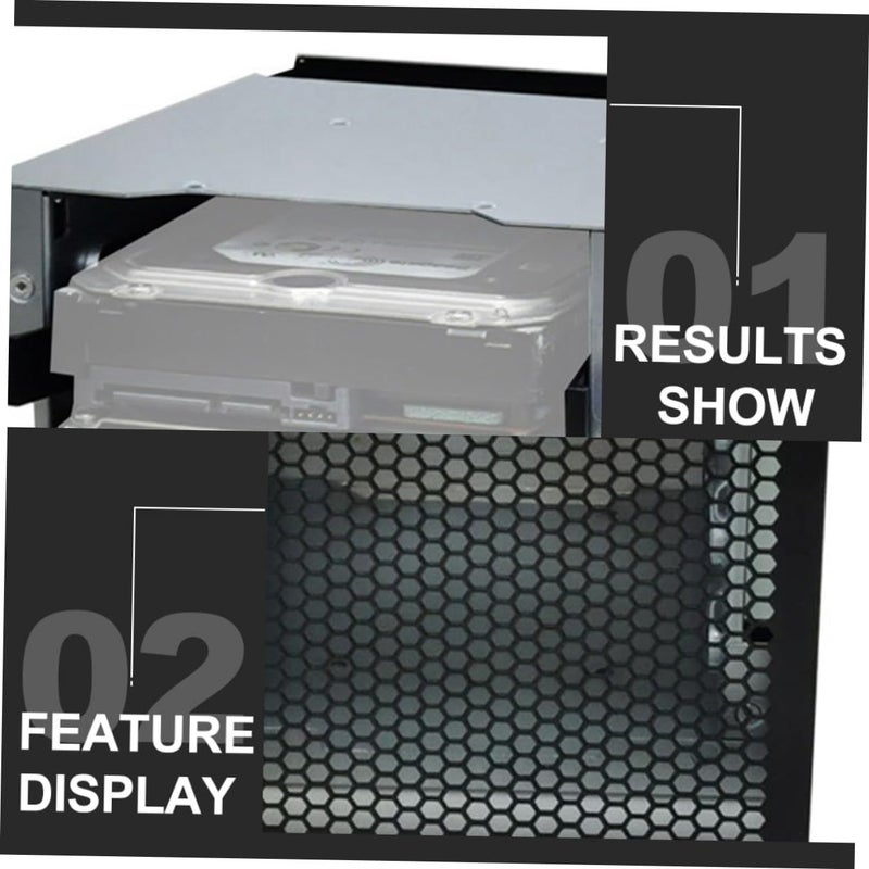 Hard Drive Cage For Optical Drive Bay Expandable Storage Optimal Heat Dissipation Black Metal Diy Builds - Image 5