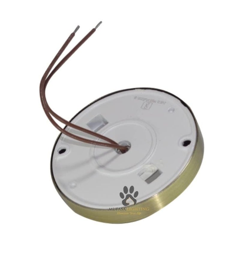 Mufasa 6 Watts Rose Gold Finish 9CM Diameter Led Surface Panel, Cabinet, Wardrobe Light, Slim Round Style Ceiling Lamp, Pack of 4 (Please Check Dimensions Image) (Warm White,Aluminum) - Image 5