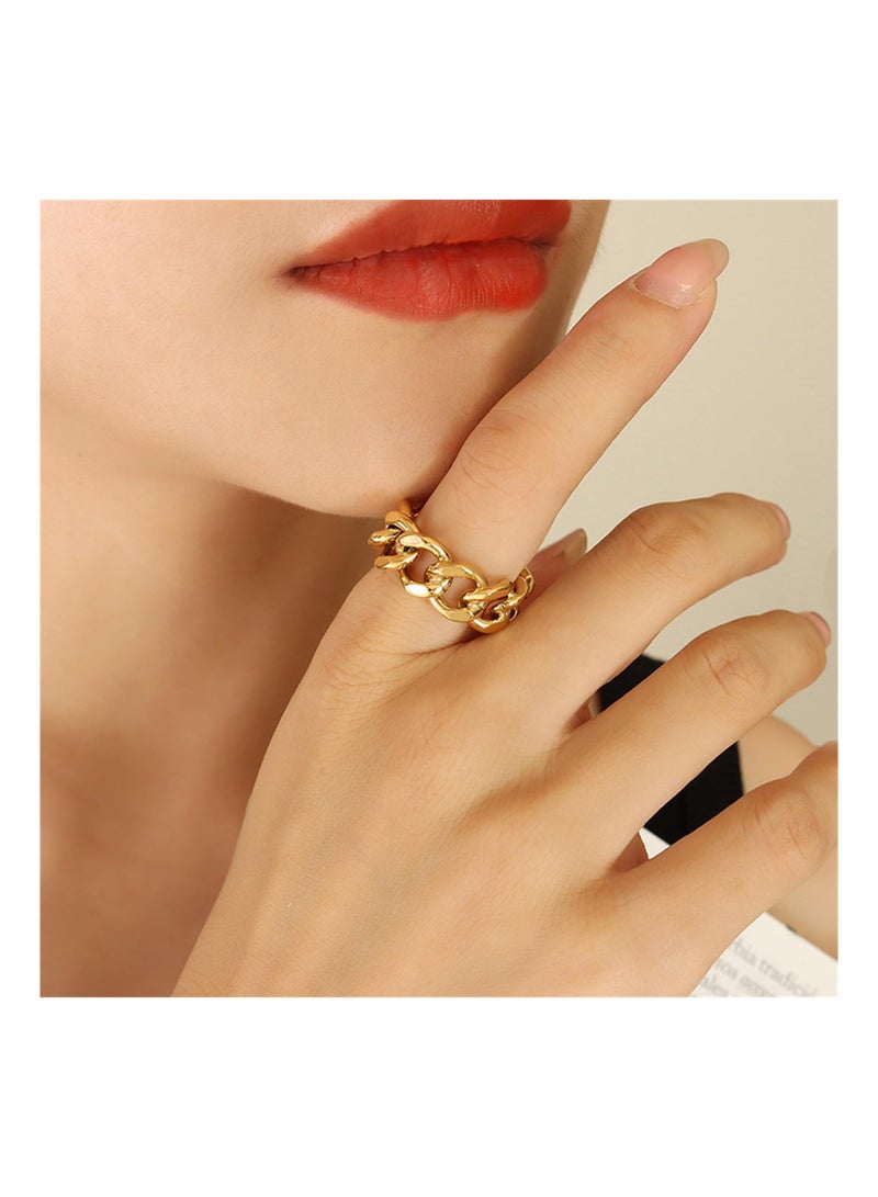 KASTWAVE Snake Jewelry Set for Women, Egypt Style Gold Snake Necklace Earrings Bracelet Rings, Personalized Punk Snake Jewelry Set for Role Play Halloween Carnival - 4Pcs - Image 5