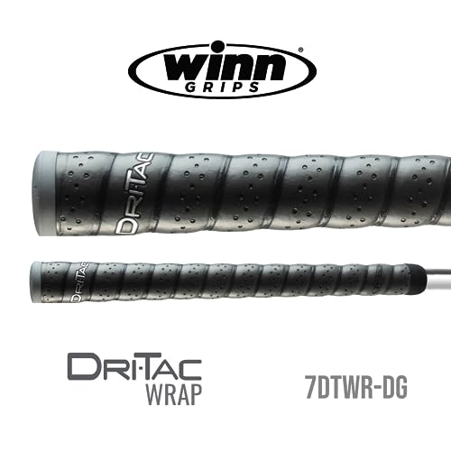 WINN DRI-TAC WRAP OVERSIZE (+1/8-Inch) Golf Grip - Classic Wrap-Style Design with Pronounced Contours for Ultimate Comfort - WinnDry Polymer for Shock Absorption, Cushion, and Comfort - Non-Slip All-Weather Performance - Image 2