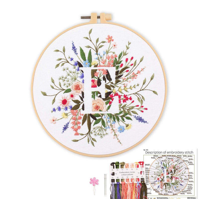 REEWISLY Embroidery Kit for ABC (E) - Image 1